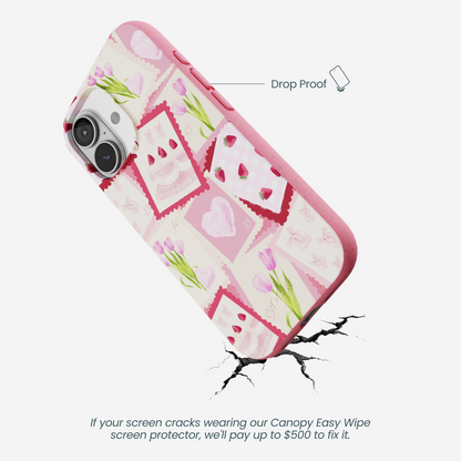 Bubblegum Pink Love Letters iPhone 17 Case