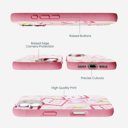 Bubblegum Pink Love Letters iPhone 17 Case