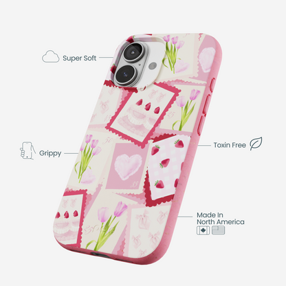 Bubblegum Pink Love Letters iPhone 17 Case