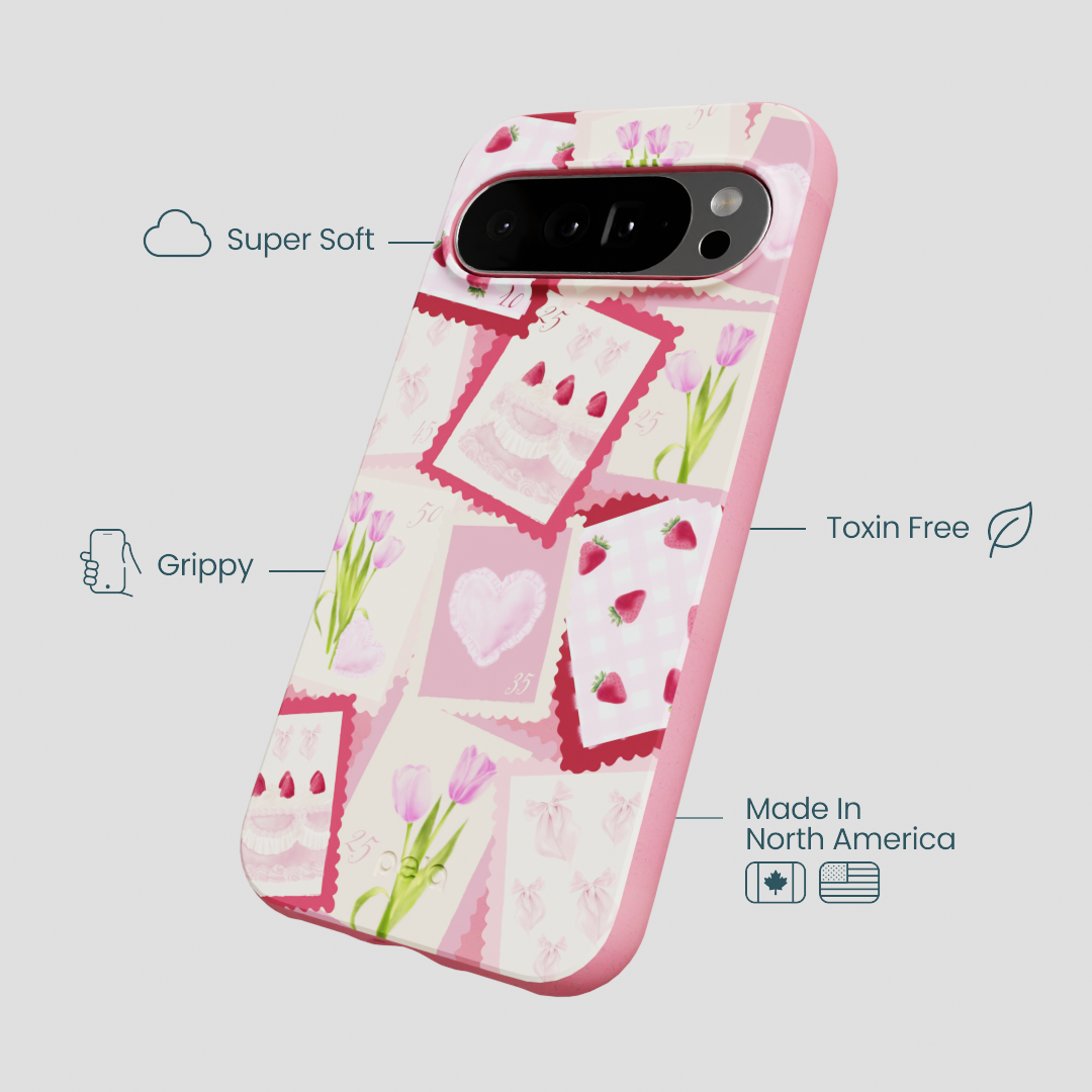 Bubblegum Pink Love Letters Google Pixel 10 Pro XL Case