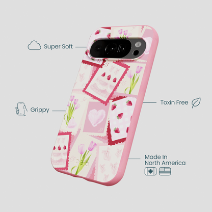 Bubblegum Pink Love Letters Google Pixel 10/10 Pro Case