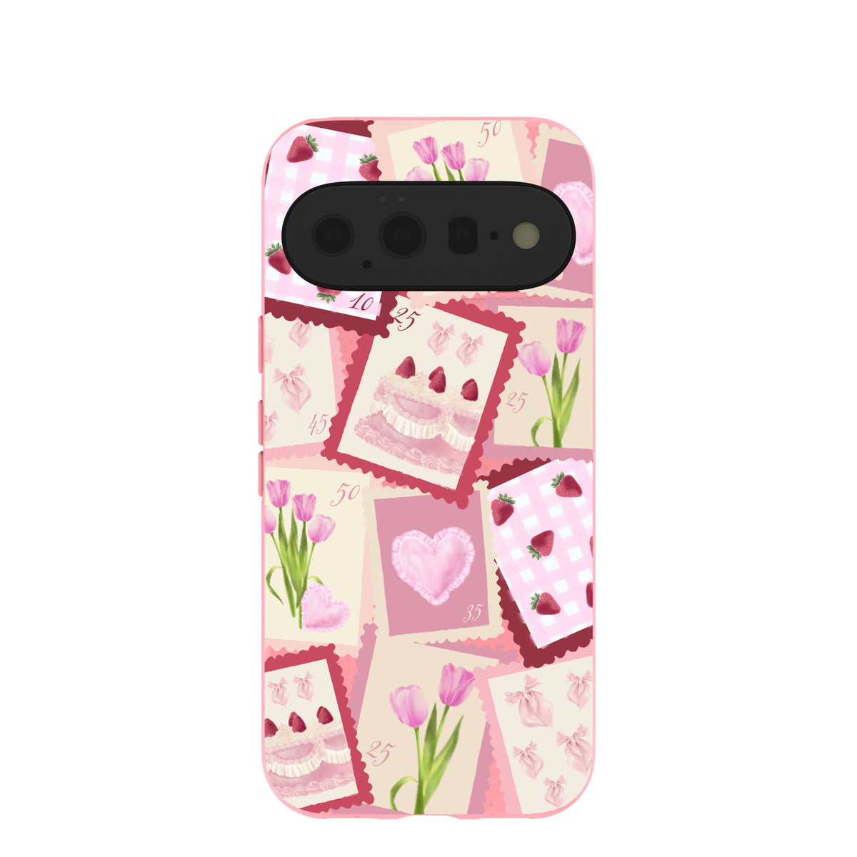 Bubblegum Pink Love Letters Google Pixel 11 Case