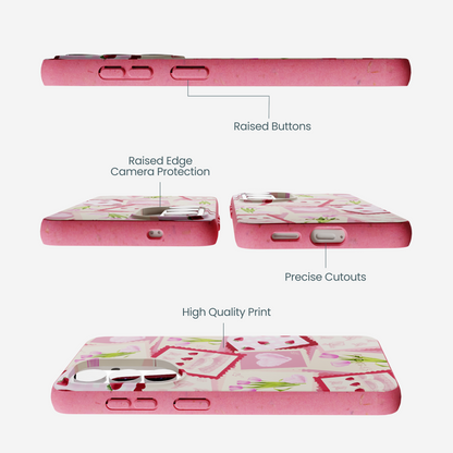 Bubblegum Pink Love Letters Samsung Galaxy S26 Case