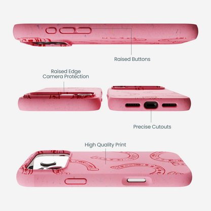 Bubblegum Pink Lucky Horseshoe iPhone 17 Pro Max Case