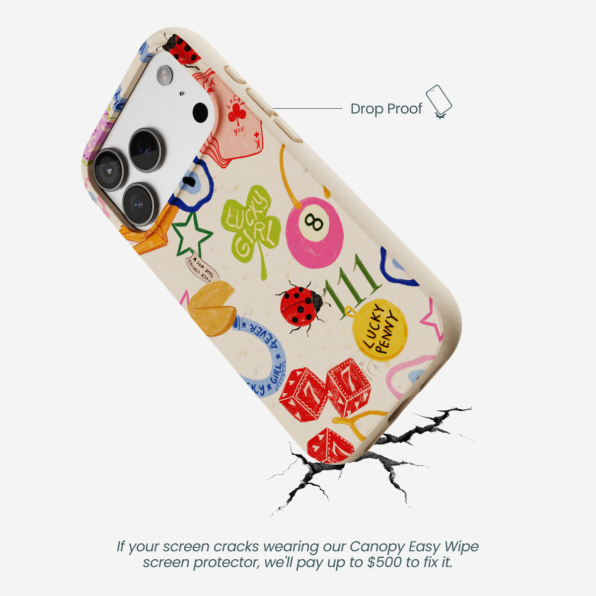 Seashell Lucky Me iPhone 17 Pro Case