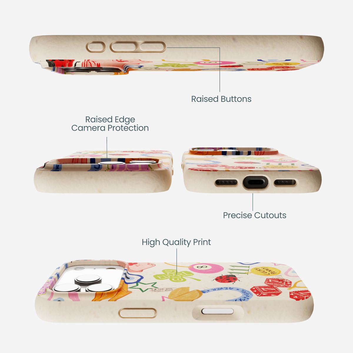 Seashell Lucky Me iPhone 17 Pro Case