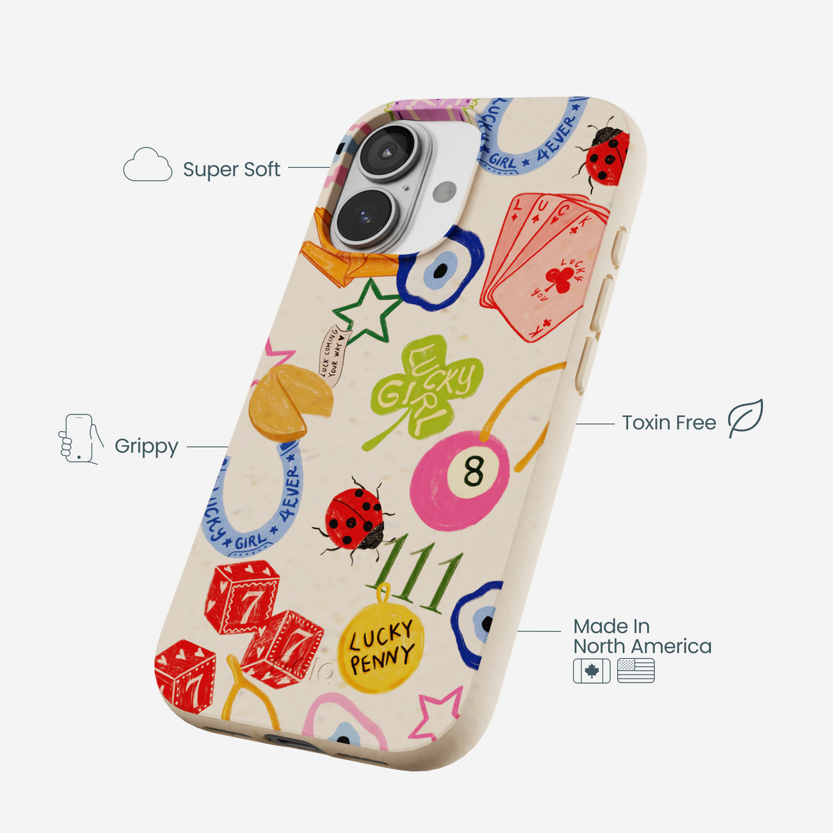 Seashell Lucky Me iPhone 17 Case