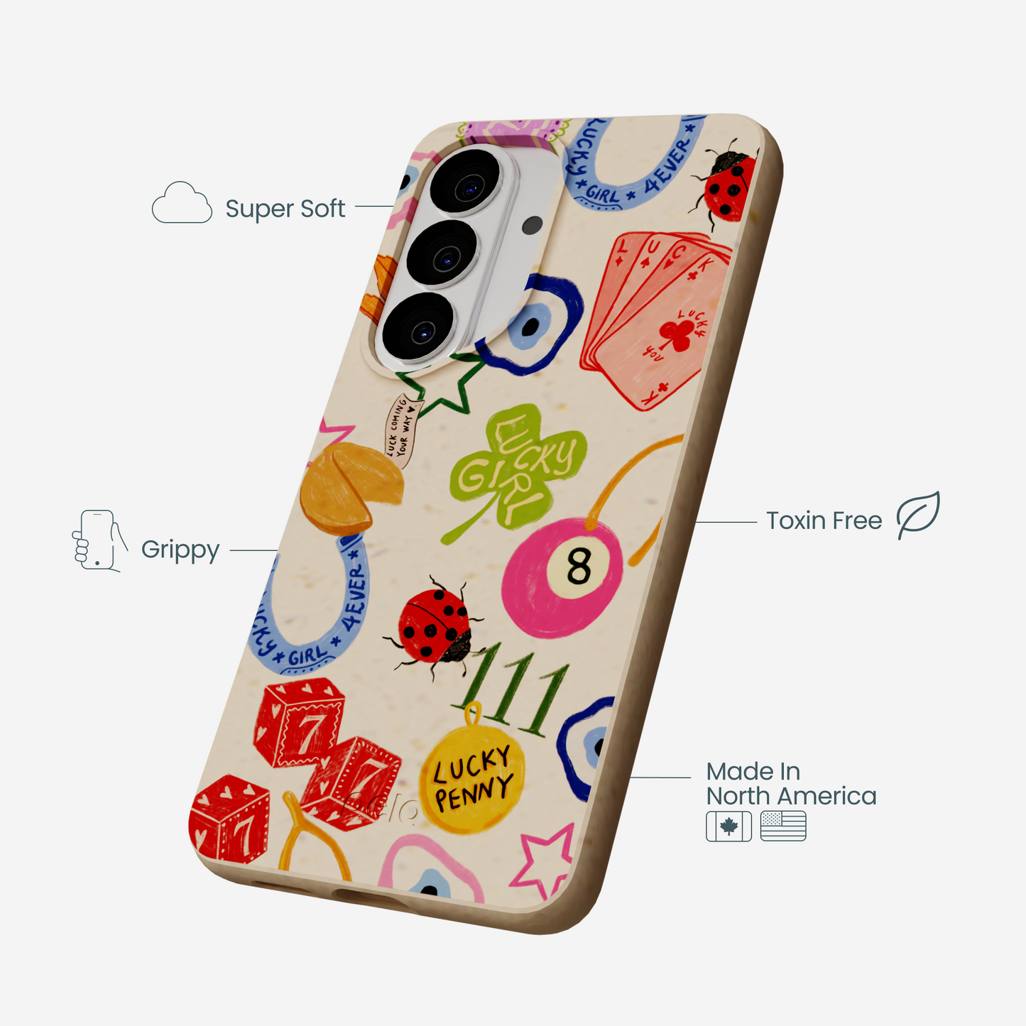 Seashell Lucky Me Samsung Galaxy S26 Case