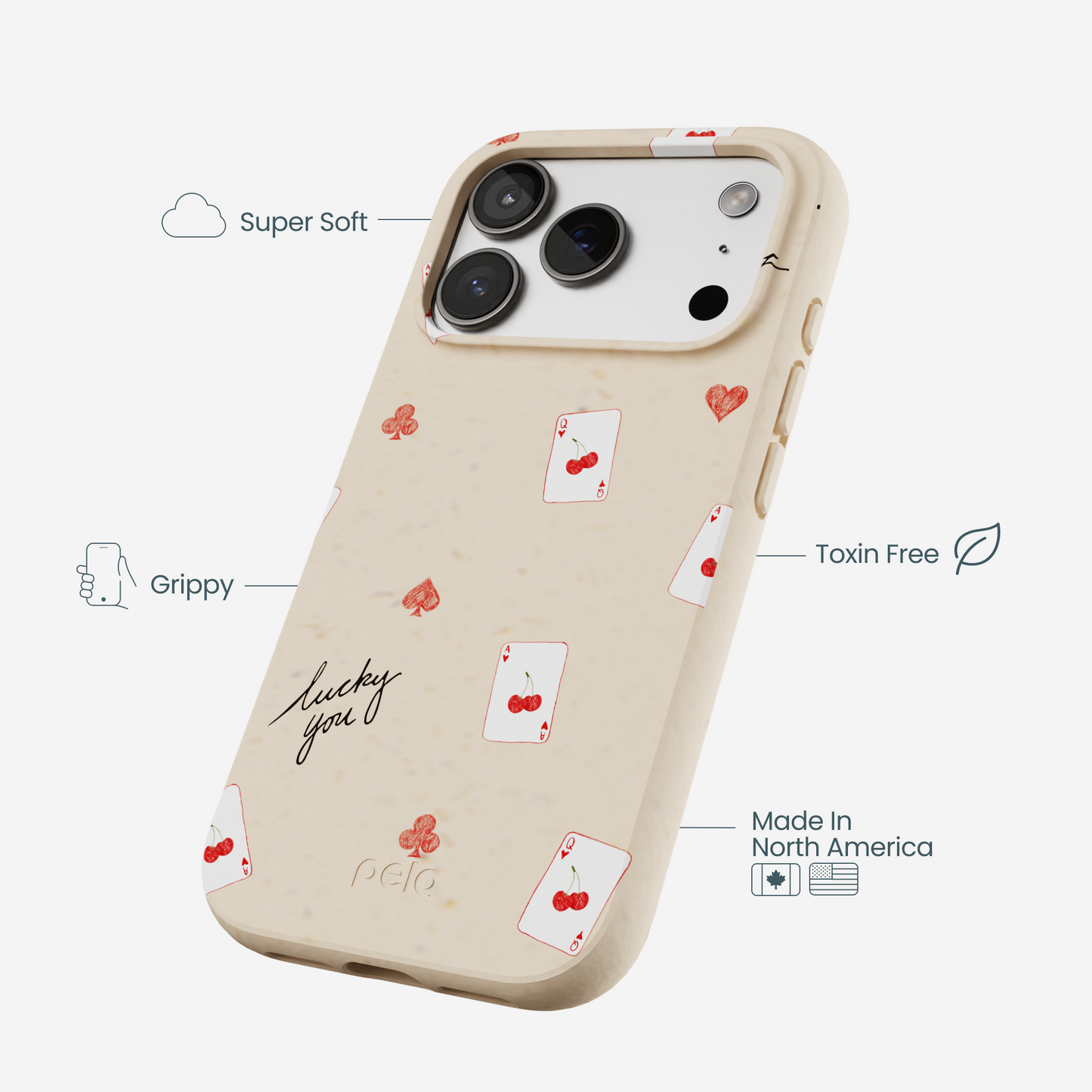 Seashell Lucky You iPhone 17 Pro Case