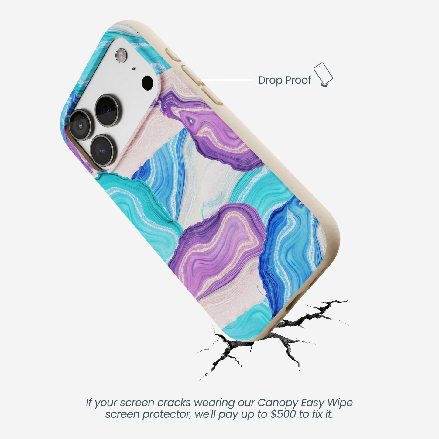 Seashell Magical Agate iPhone 17 Pro Case