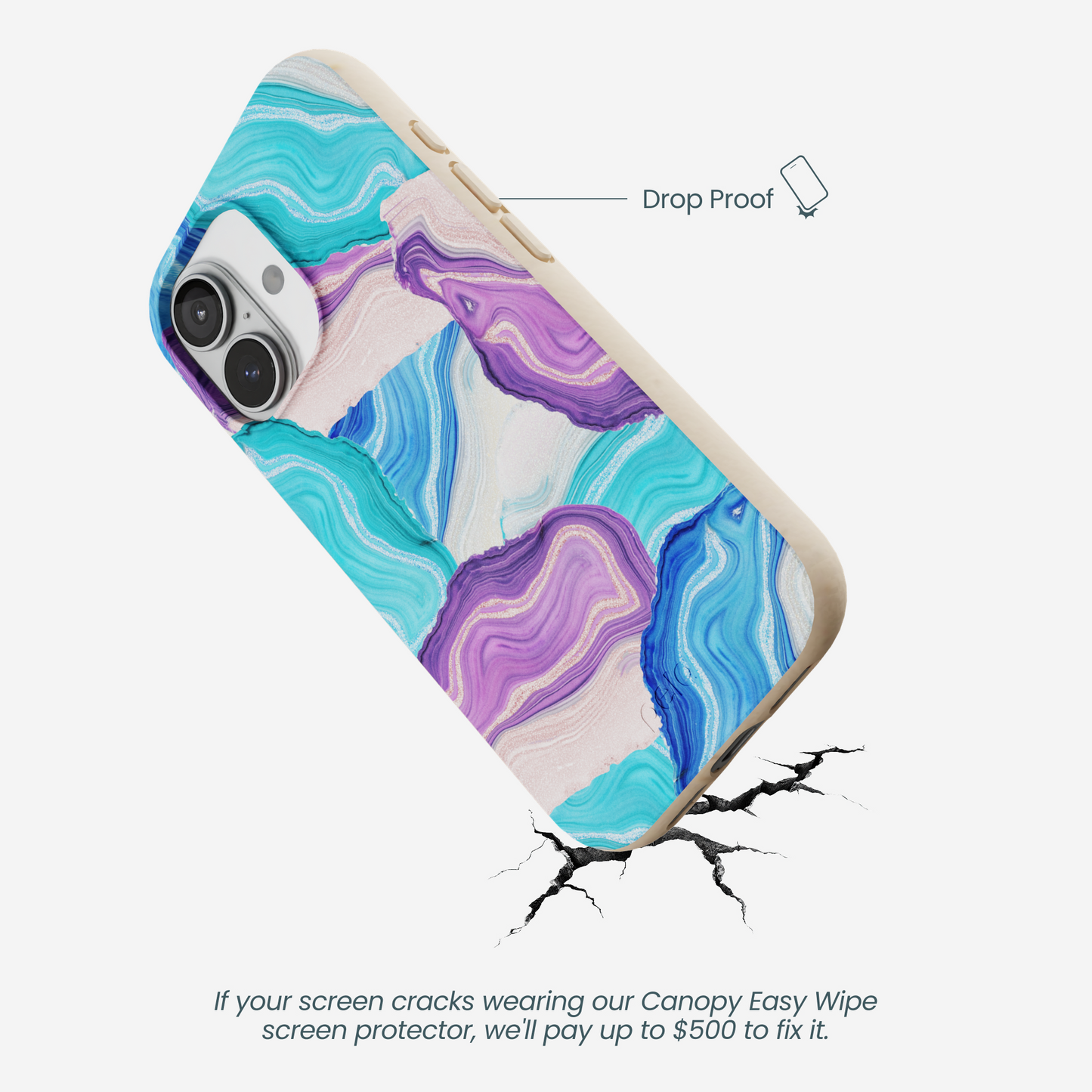 Seashell Magical Agate iPhone 17 Case