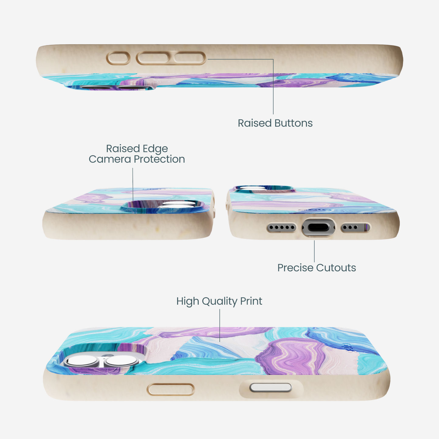 Seashell Magical Agate iPhone 17 Case