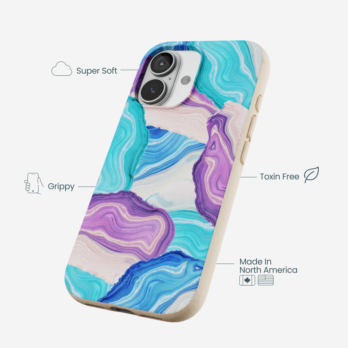 Seashell Magical Agate iPhone 17 Case