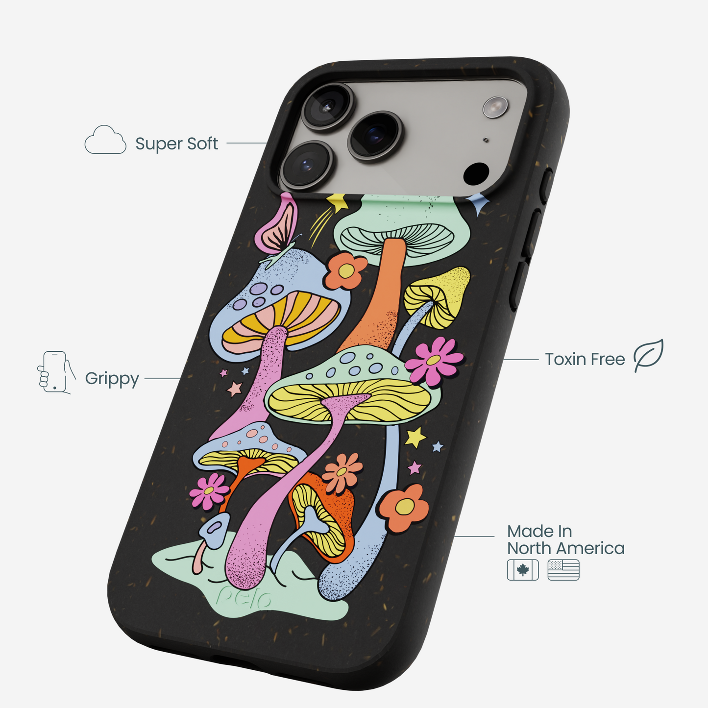 Black Magical Forest iPhone 17 Pro Max Case