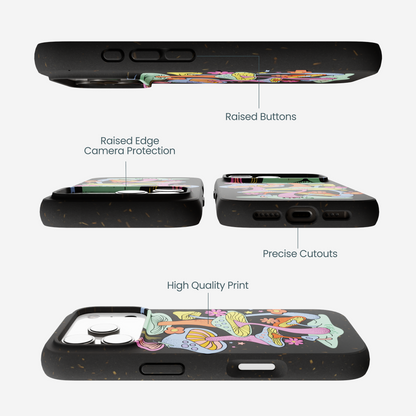 Black Magical Forest iPhone 17 Pro Case