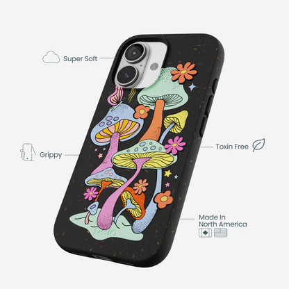 Black Magical Forest iPhone 17 Case