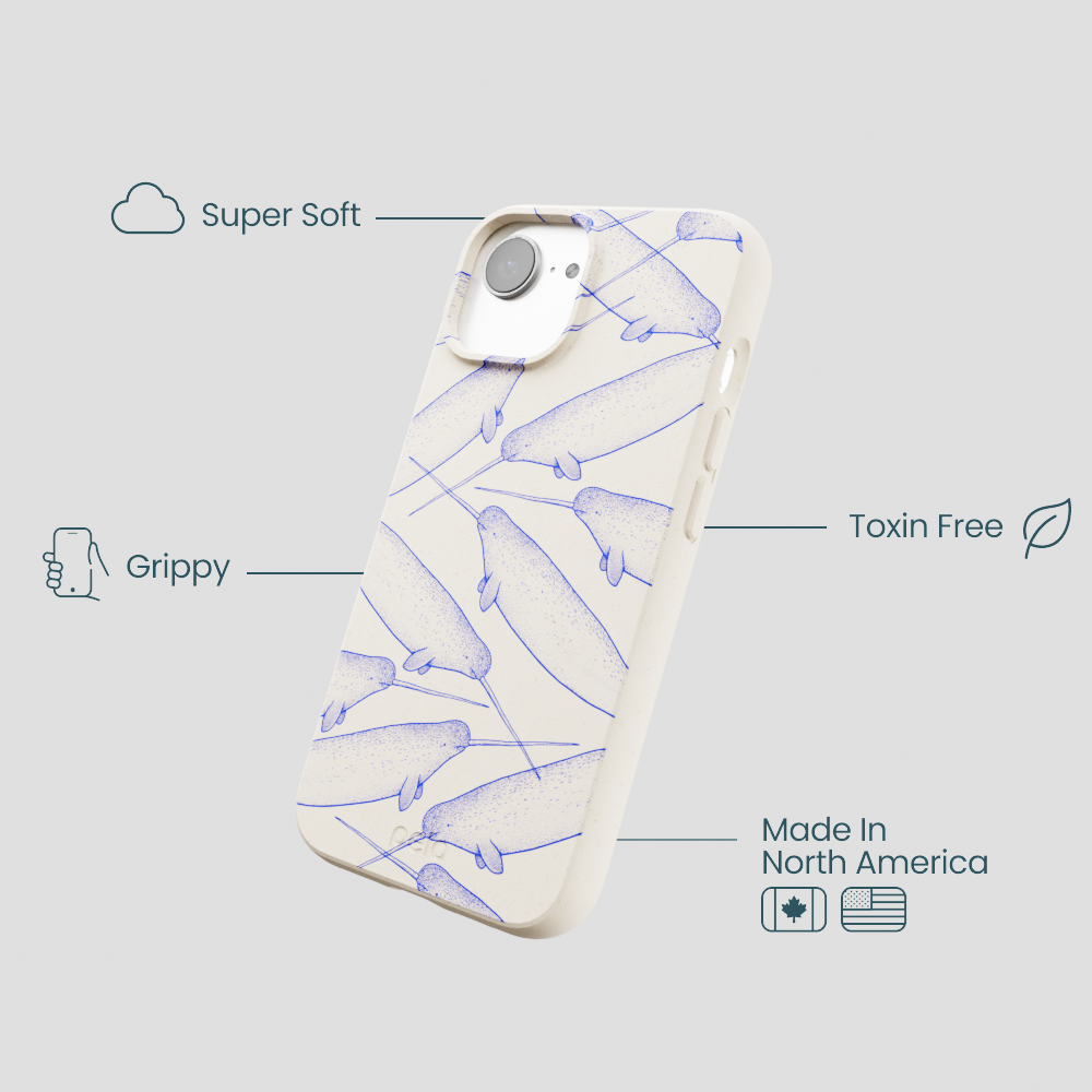 London Fog Magical Narwhal iPhone 16e/17e Case