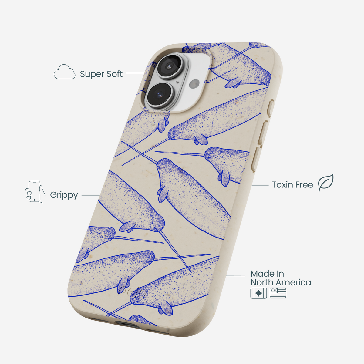 London Fog Magical Narwhal iPhone 17 Case
