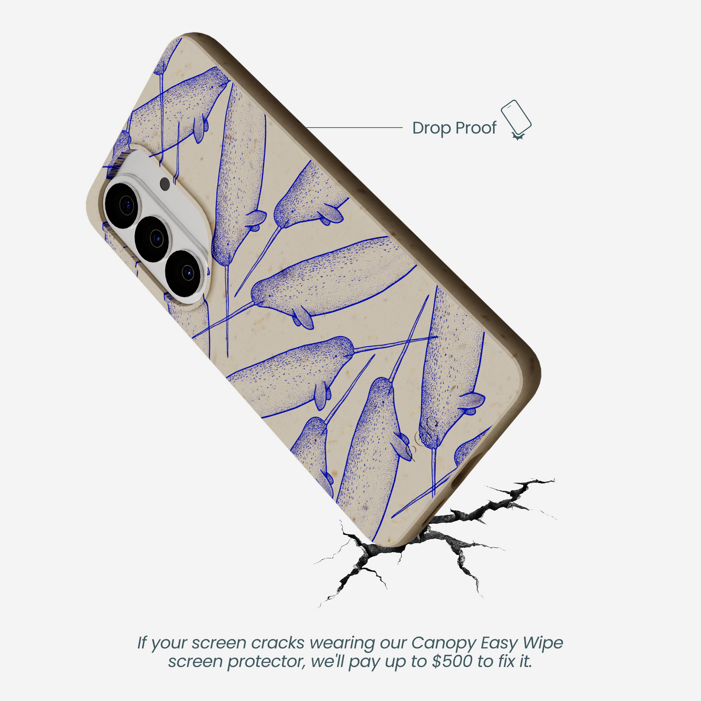 London Fog Magical Narwhal Samsung Galaxy S26 Case