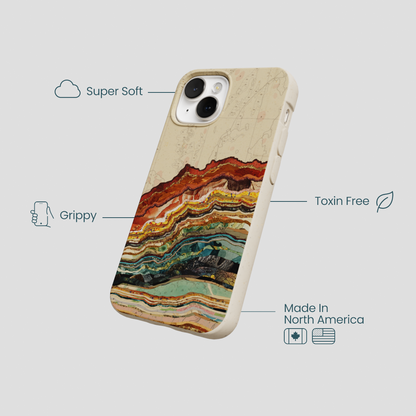 London Fog Map Strata iPhone 13 Mini Case