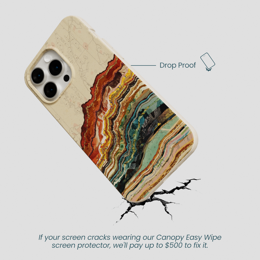 London Fog Map Strata iPhone 14 Pro Max Case