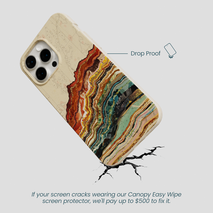 London Fog Map Strata iPhone 14 Pro Max Case