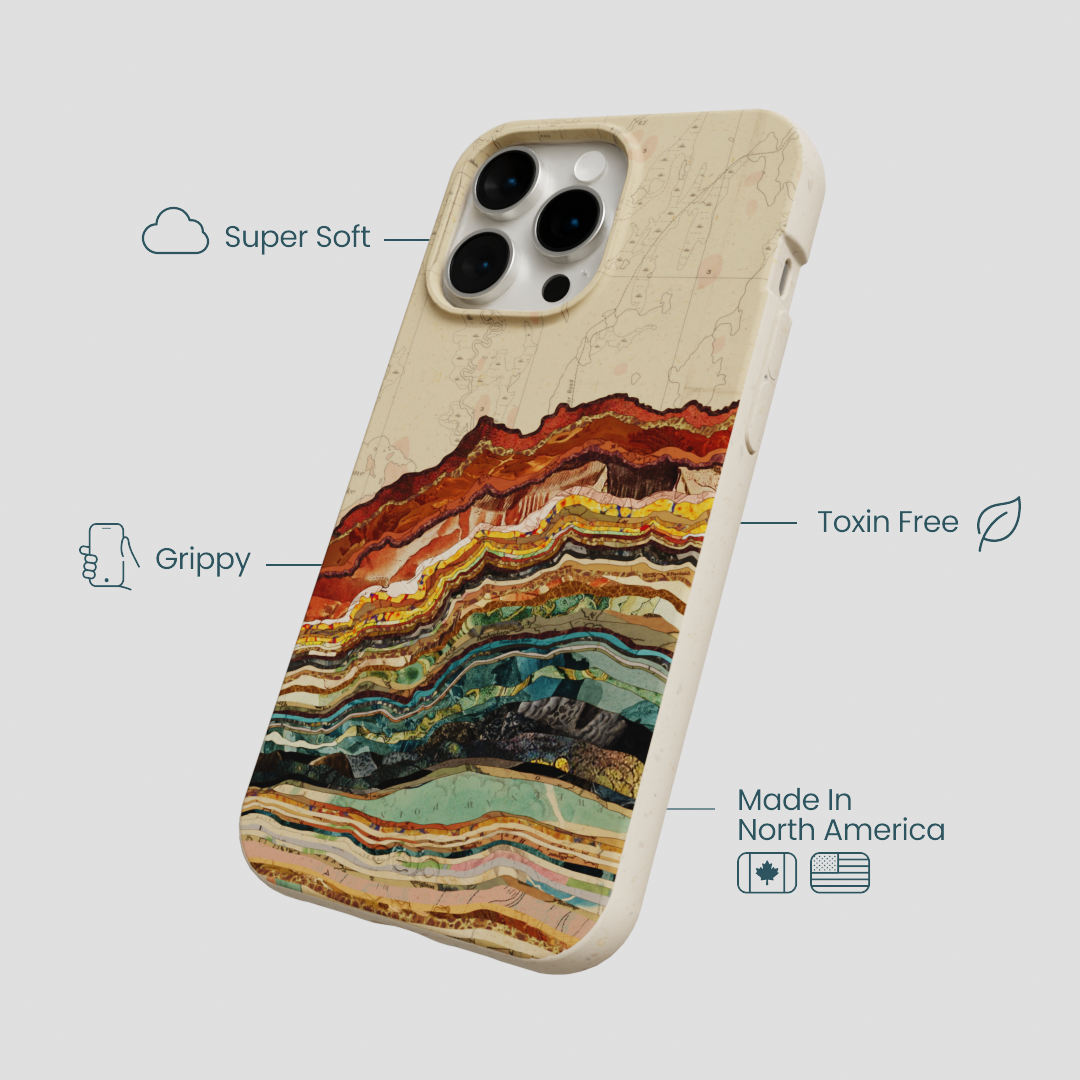London Fog Map Strata iPhone 14 Pro Max Case