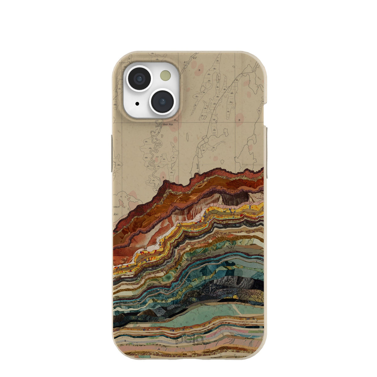 London Fog Map Strata iPhone 15 Plus Case