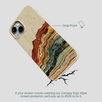 London Fog Map Strata iPhone 15 Plus Case