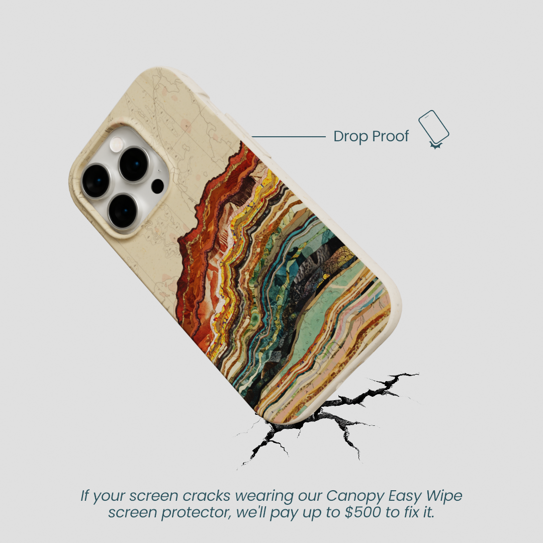 London Fog Map Strata iPhone 15 Pro Case
