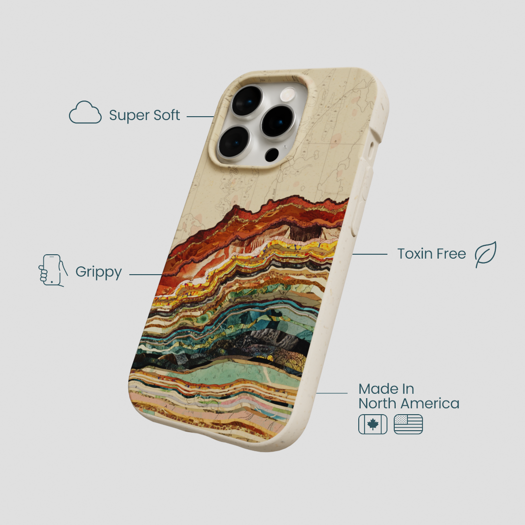 London Fog Map Strata iPhone 15 Pro Case