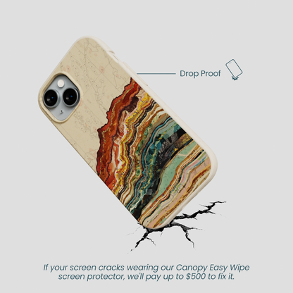 London Fog Map Strata iPhone 15 Case