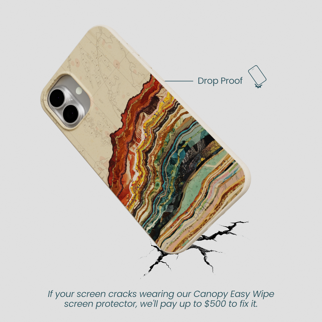London Fog Map Strata iPhone 16 Plus Case