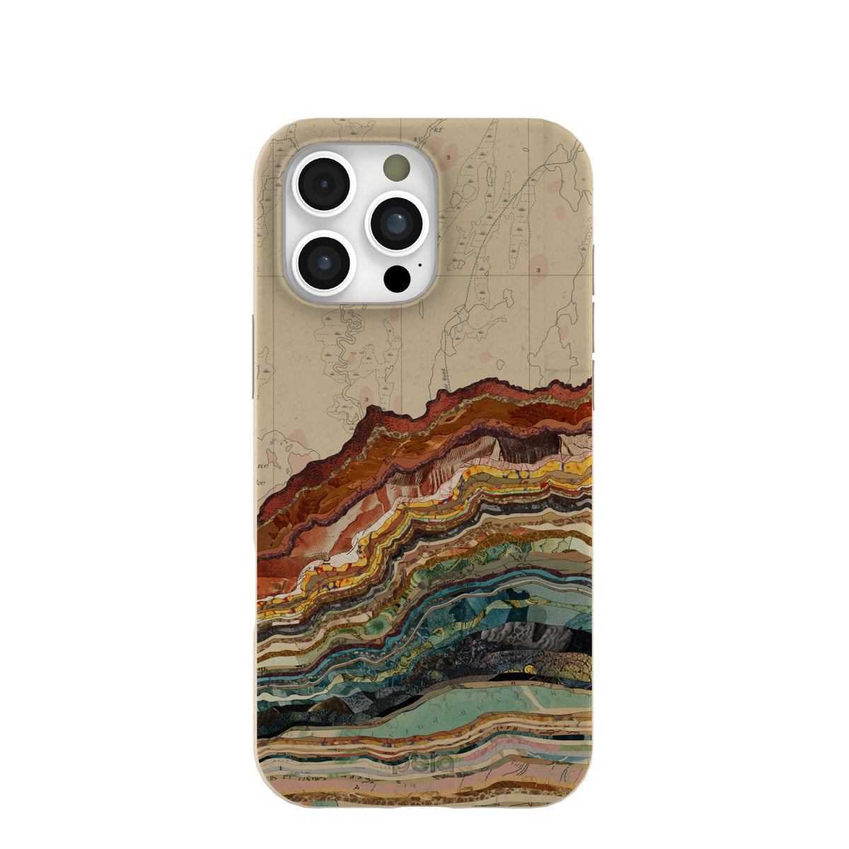 London Fog Map Strata iPhone 16 Pro Max Case