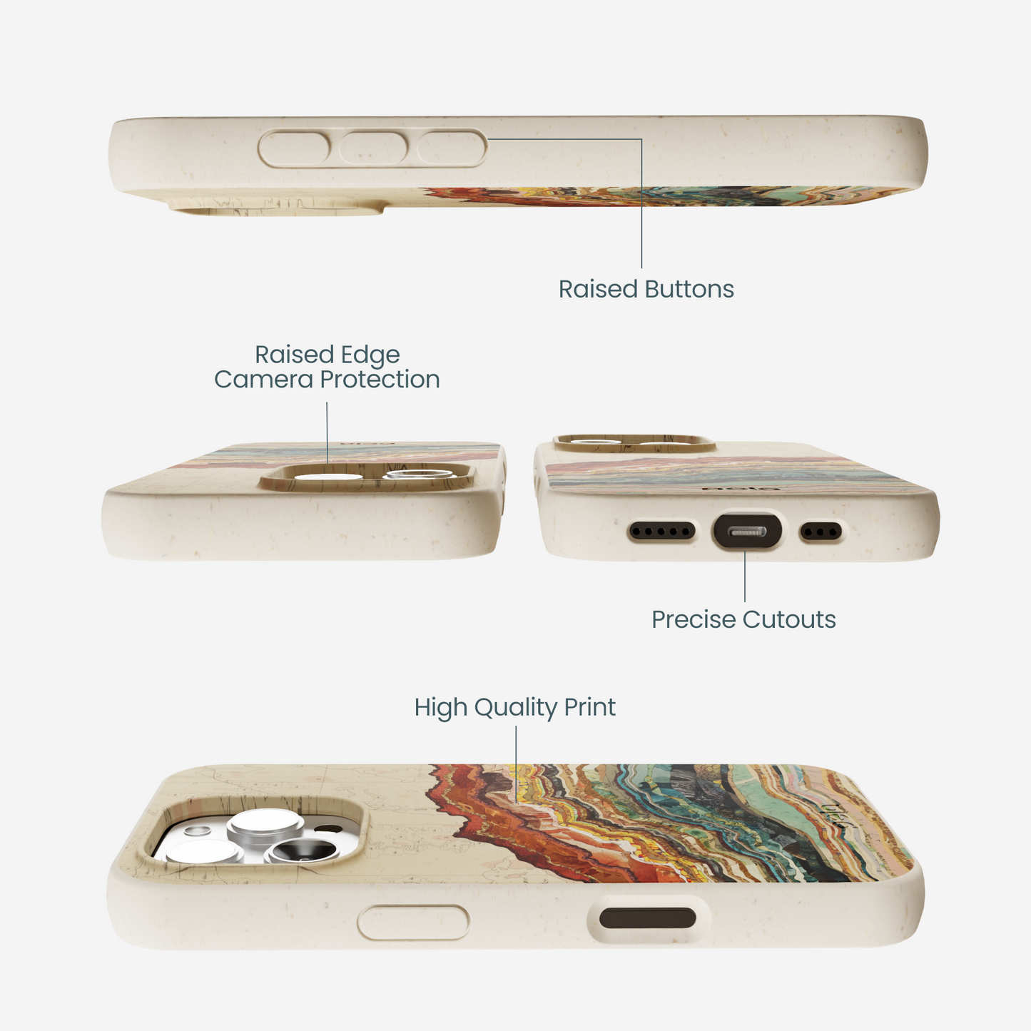 London Fog Map Strata iPhone 16 Pro Max Case