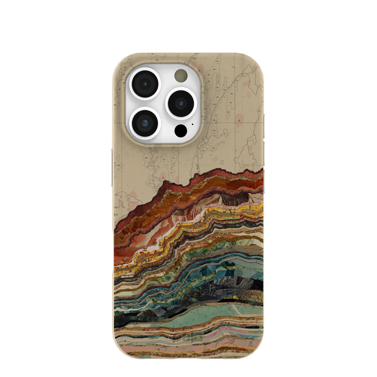 London Fog Map Strata iPhone 16 Pro Case