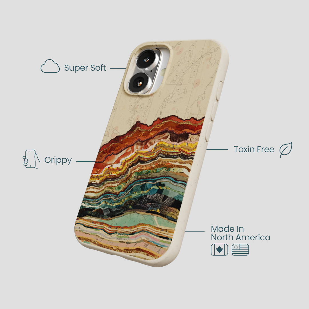 London Fog Map Strata iPhone 16 Case