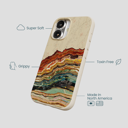 London Fog Map Strata iPhone 16 Case