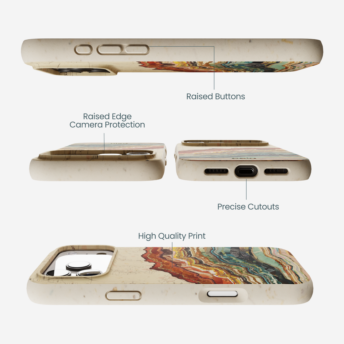 London Fog Map Strata iPhone 17 Pro Max Case