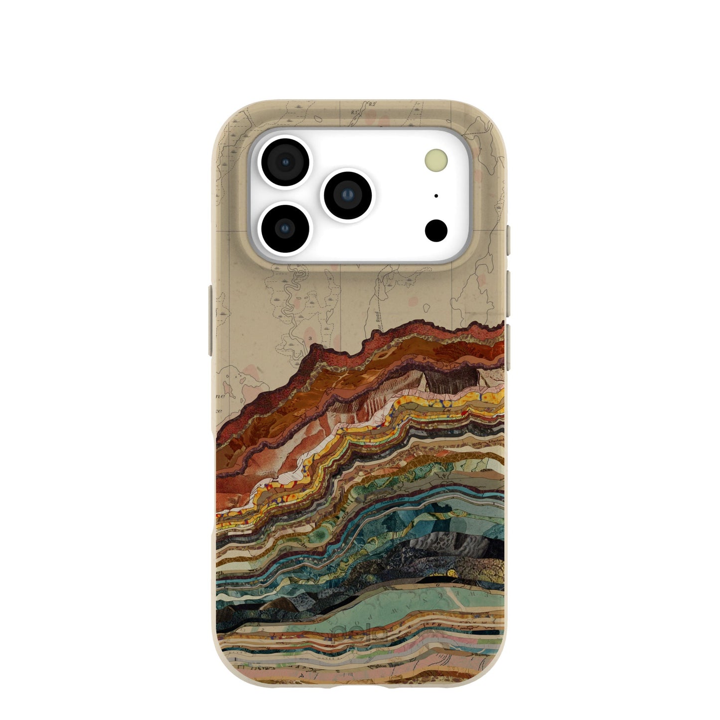 London Fog Map Strata iPhone 17 Pro Case
