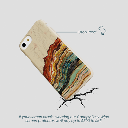 London Fog Map Strata iPhone 6/6s/7/8/SE Case