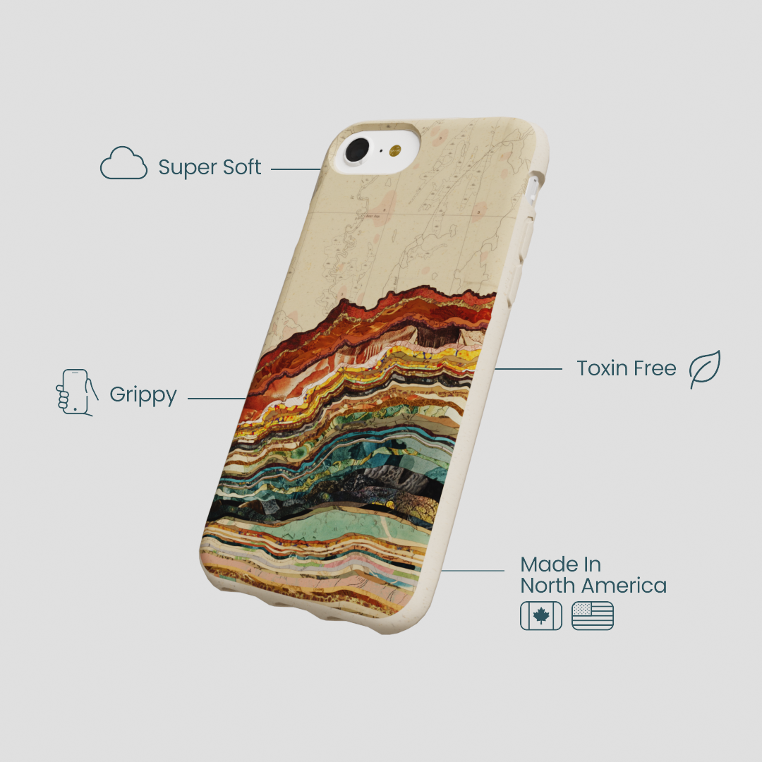 London Fog Map Strata iPhone 6/6s/7/8/SE Case