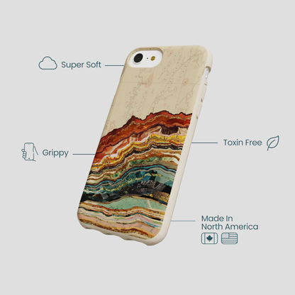 London Fog Map Strata iPhone 6/6s/7/8/SE Case