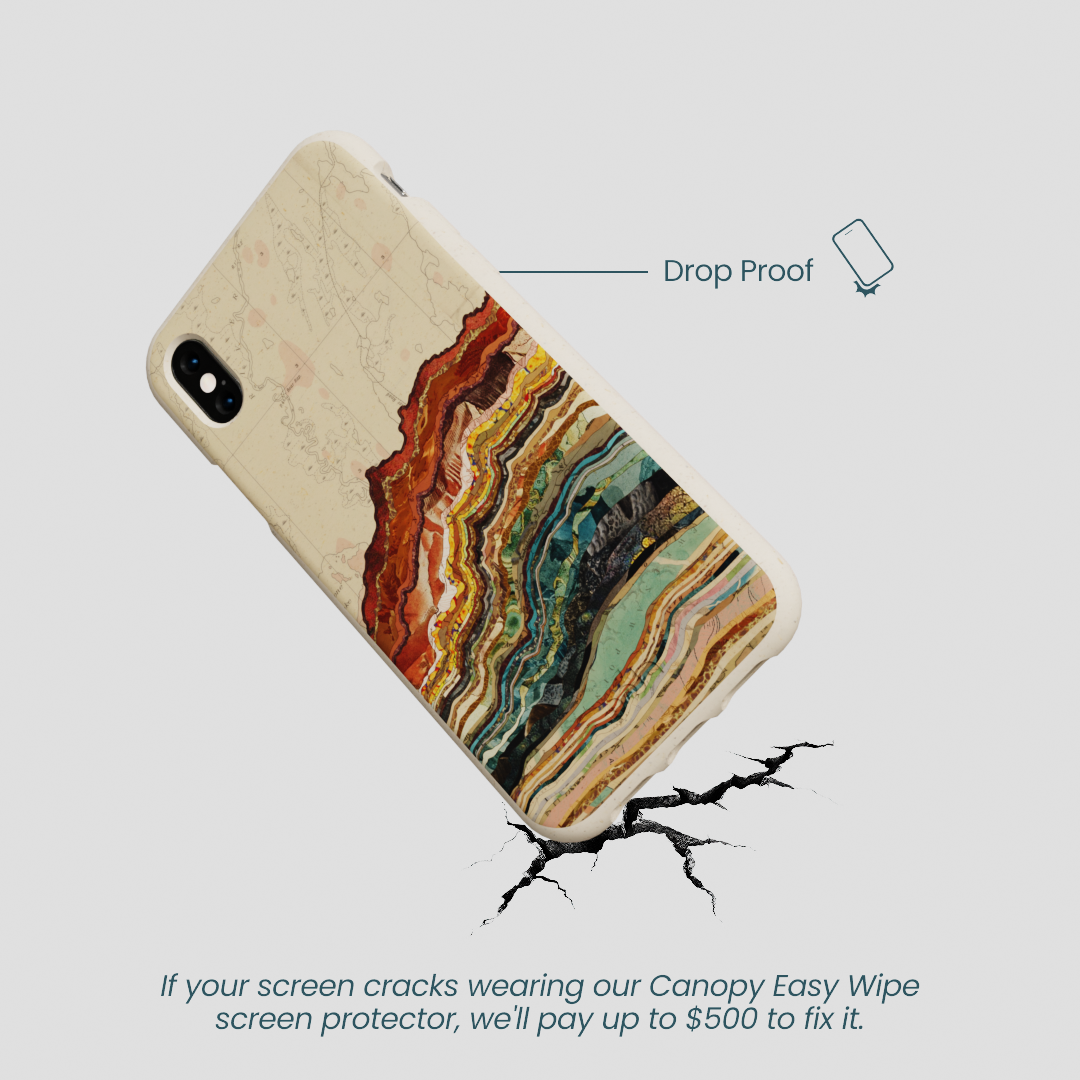 London Fog Map Strata iPhone XR Case