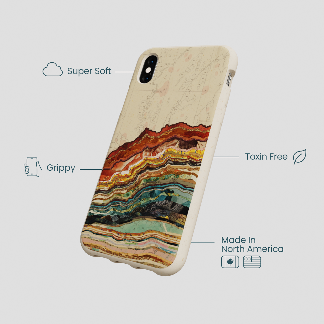 London Fog Map Strata iPhone XR Case
