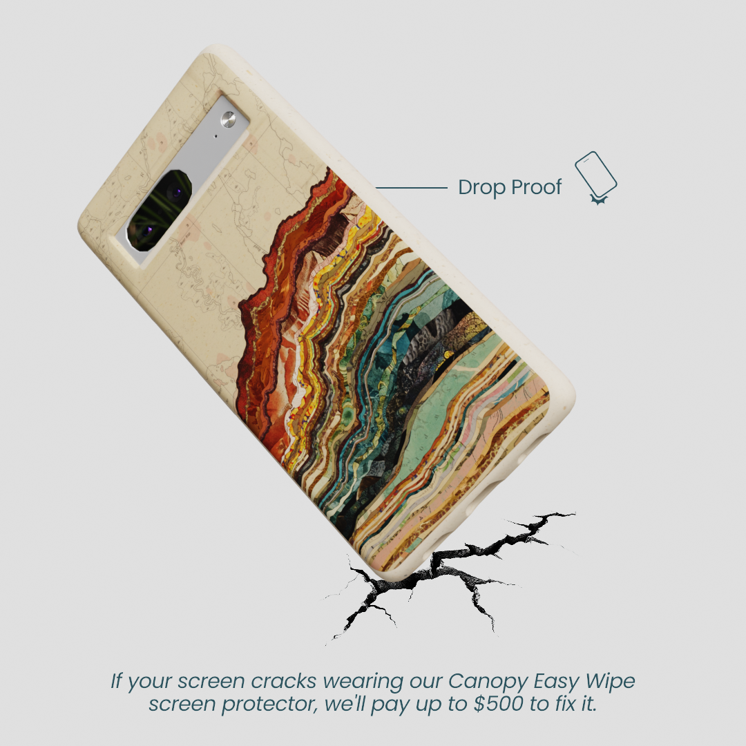 London Fog Map Strata Google Pixel 7 Case
