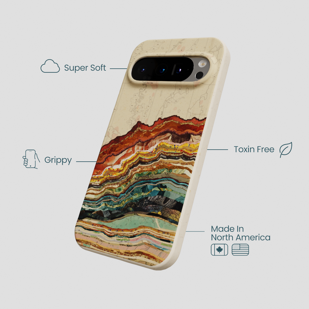 London Fog Map Strata Google Pixel 9/9 Pro Case