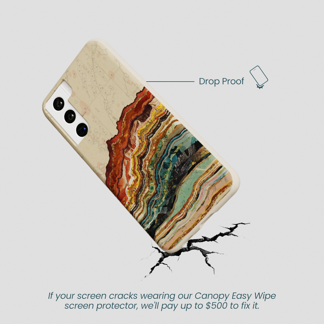 London Fog Map Strata Samsung Galaxy S21 Case