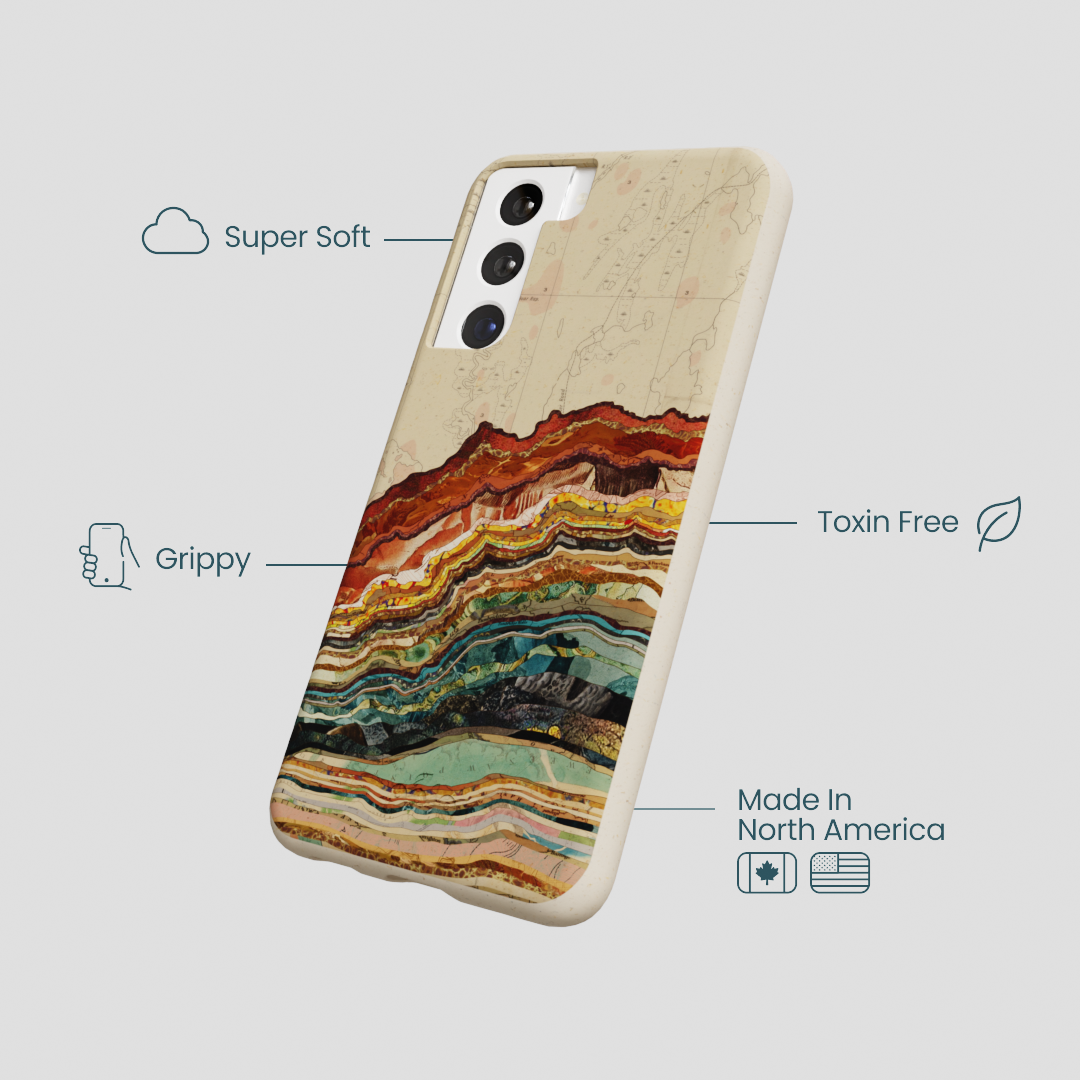 London Fog Map Strata Samsung Galaxy S21 Case
