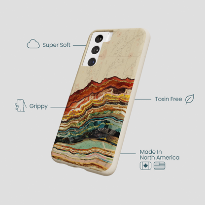 London Fog Map Strata Samsung Galaxy S21 Case